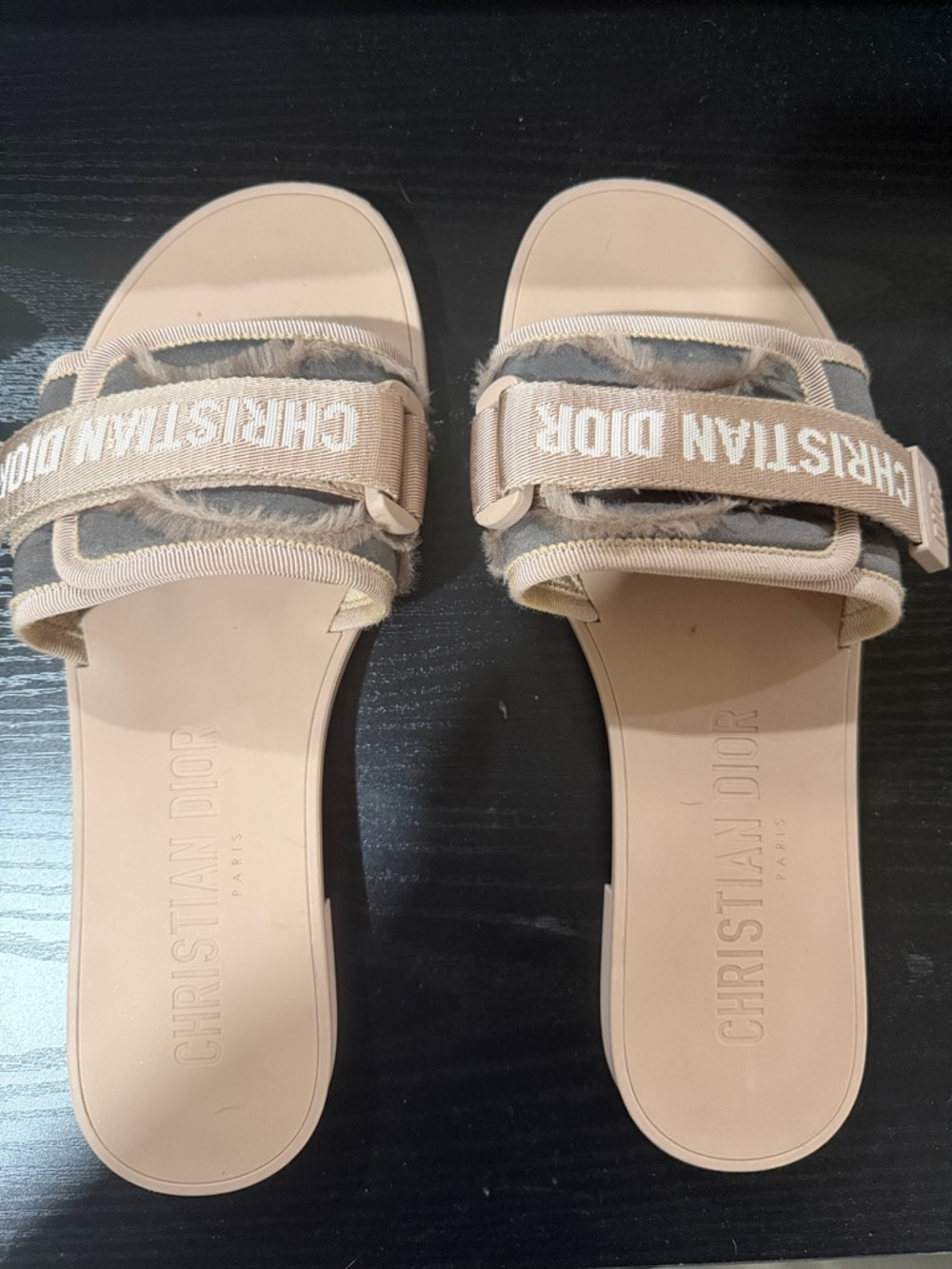 Dior Nude Slide Sandals